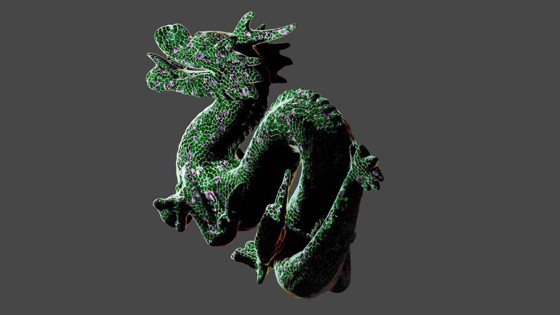 8k Magic green amethyst mosaic skin and several colors Texture_11