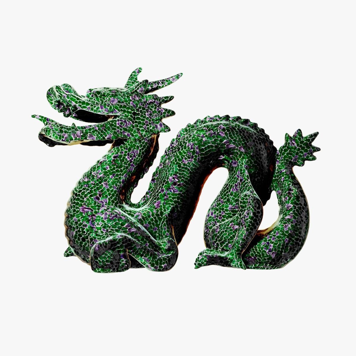 8k Magic green amethyst mosaic skin and several colors Texture_2