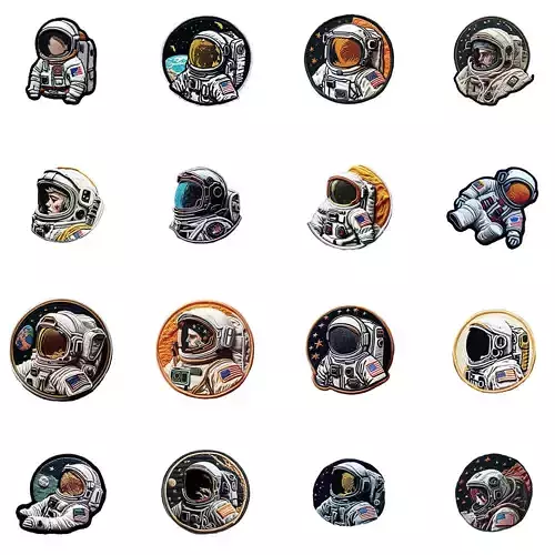 Astronaut patch Bundle PBR Texture Texture