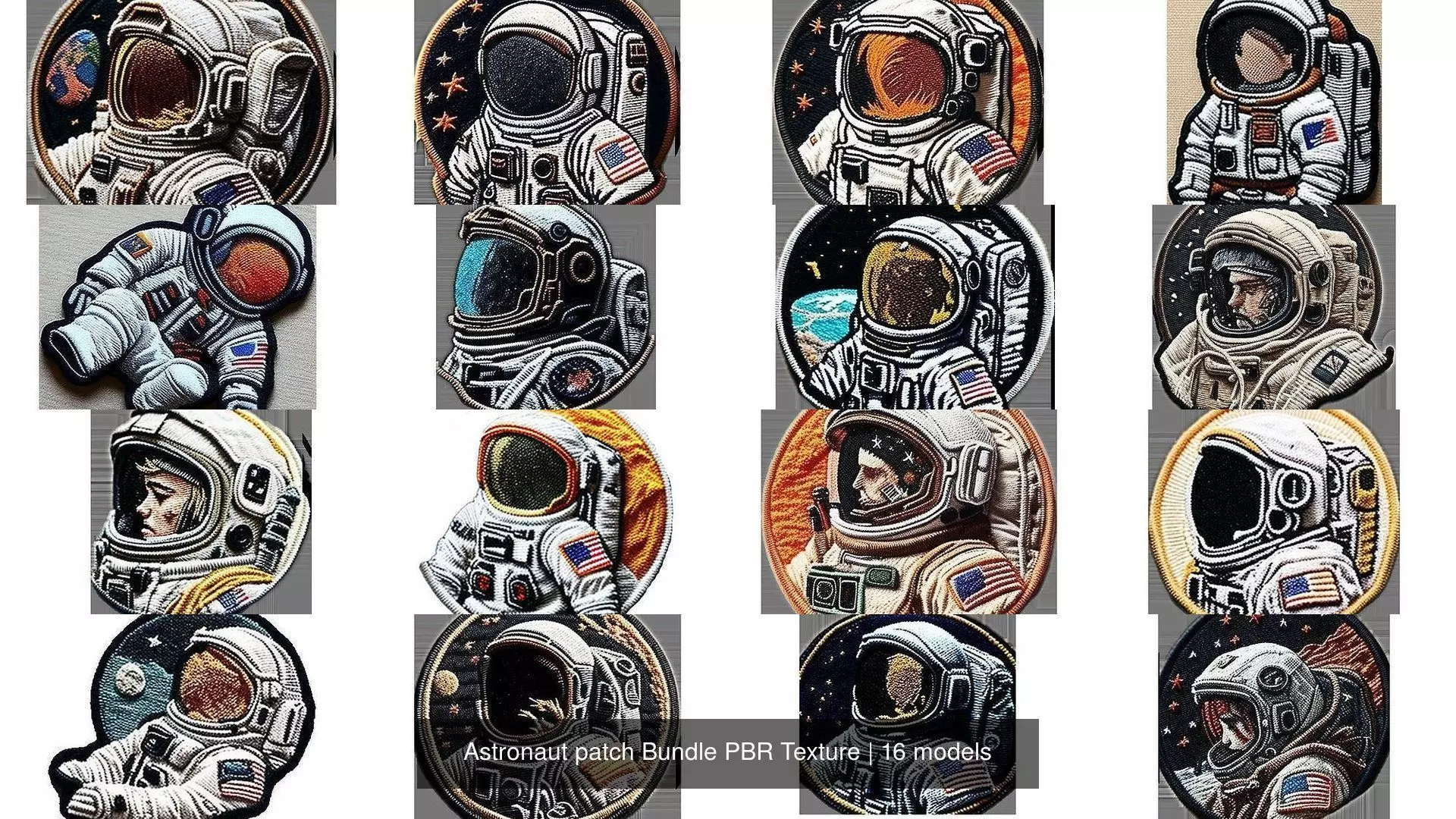 Astronaut patch Bundle PBR Texture Texture_1
