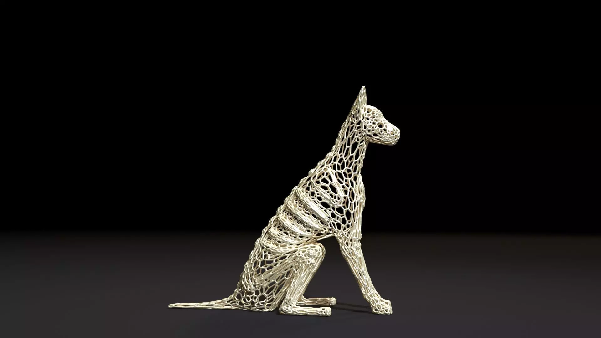 Dog decor 3D print model_0
