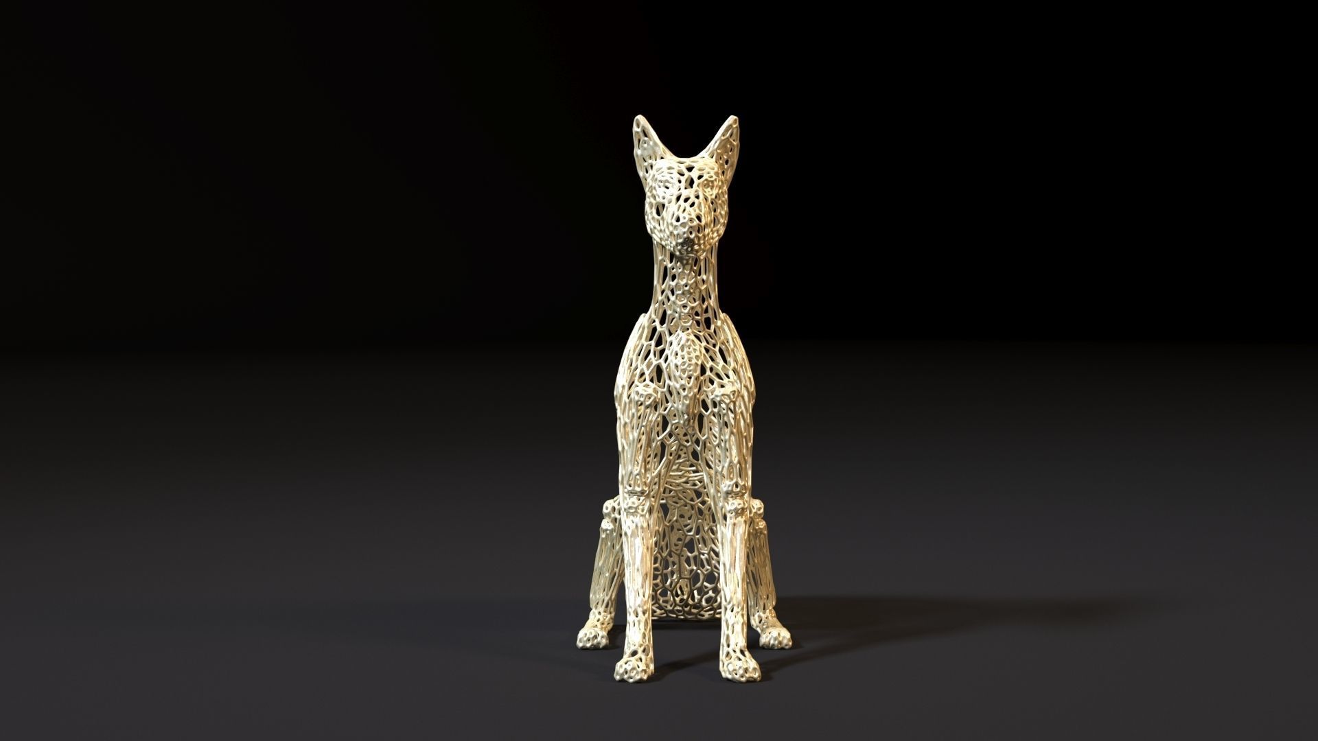 Dog decor 3D print model_7