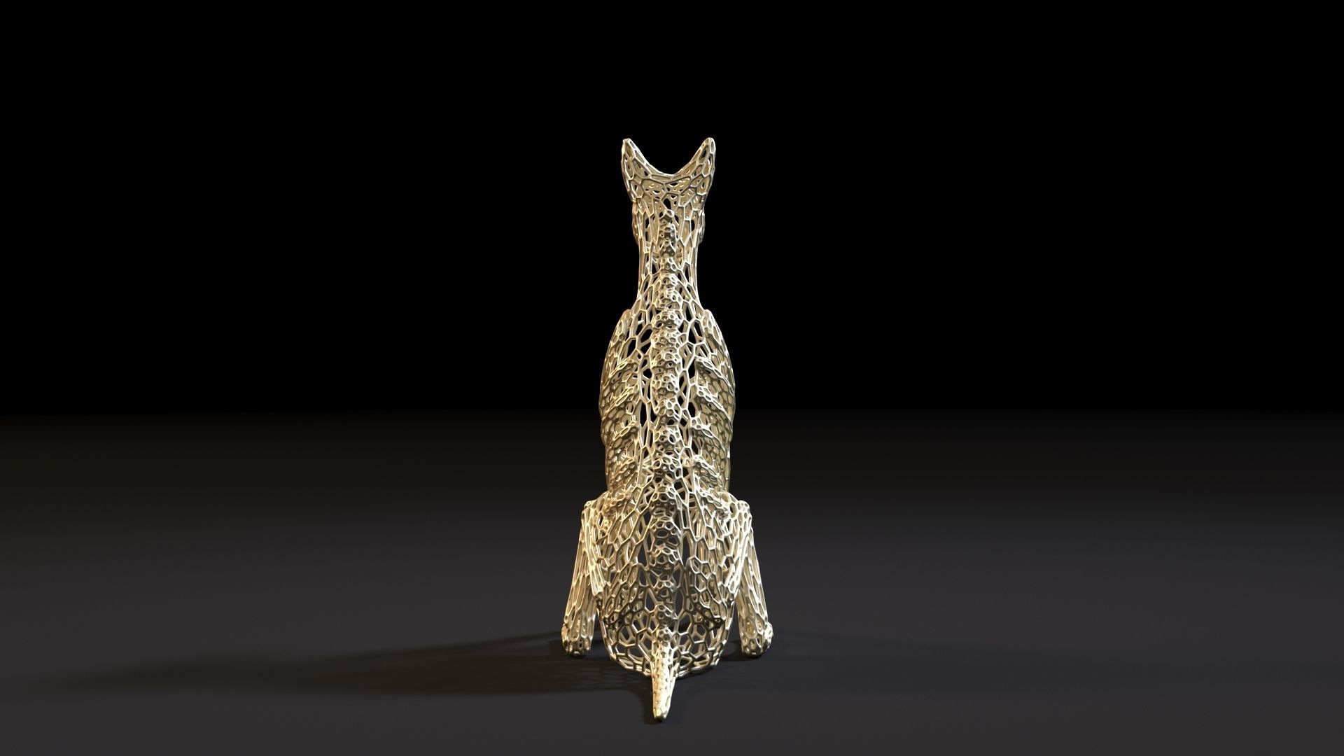 Dog decor 3D print model_4