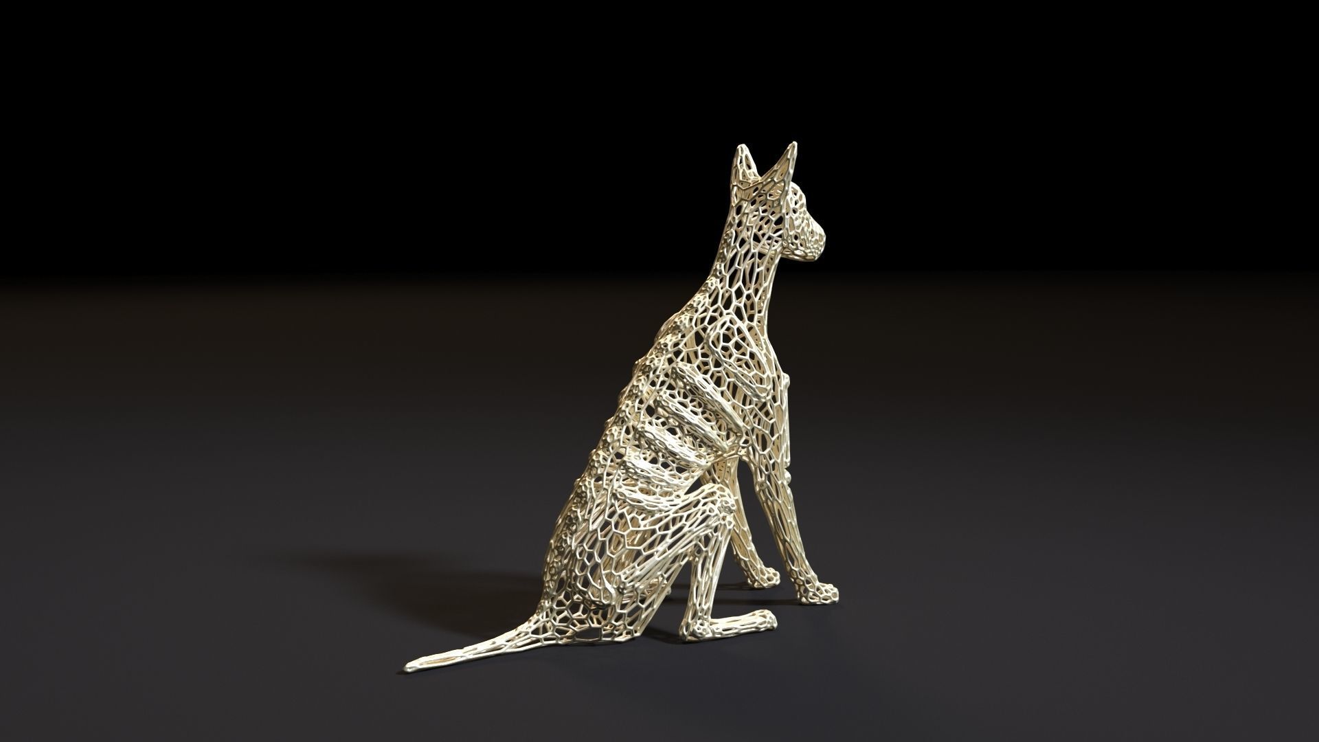 Dog decor 3D print model_5