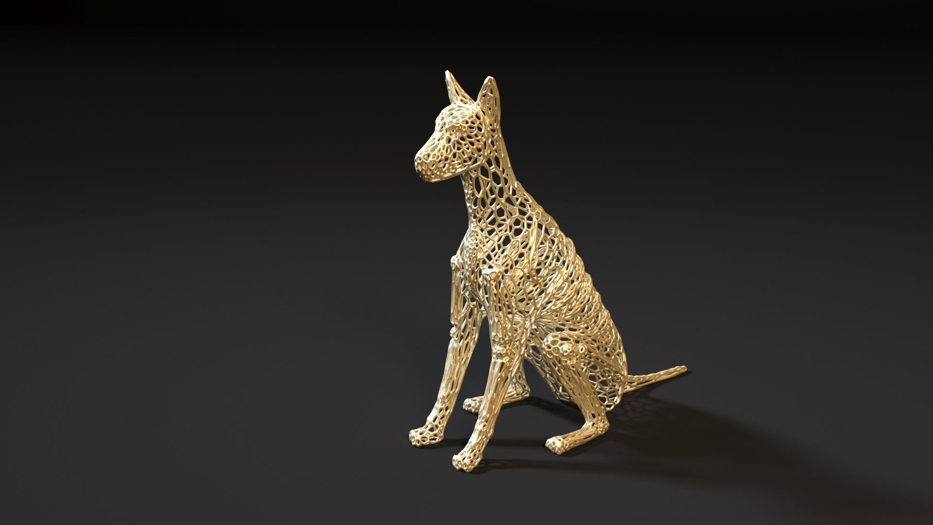 Dog decor 3D print model_1