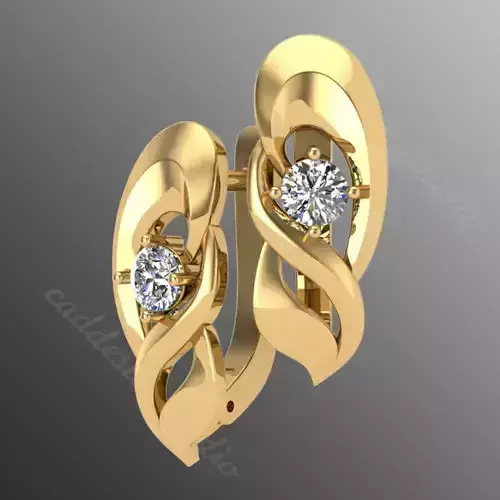 Earrings kt3 3D print model