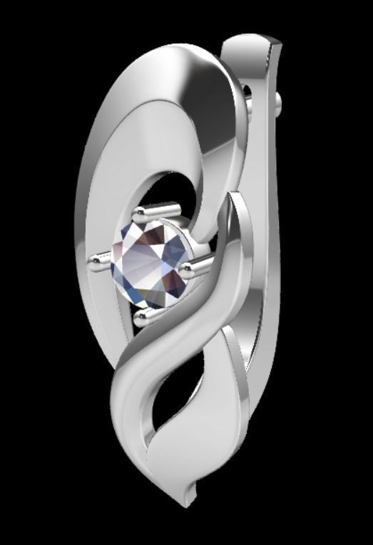 Earrings kt3 3D print model_13