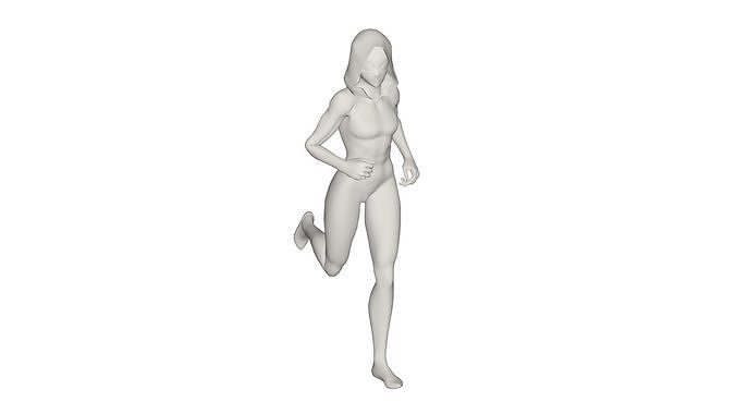 Superhero concept 3D model