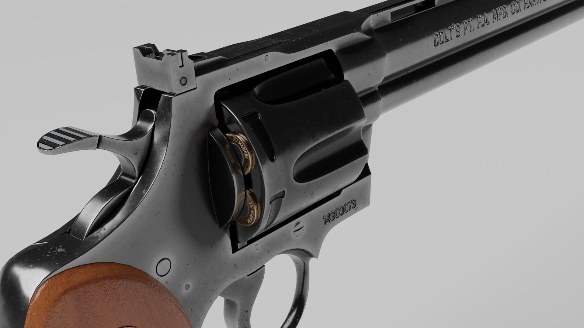 Revoler revolver 3D model_9