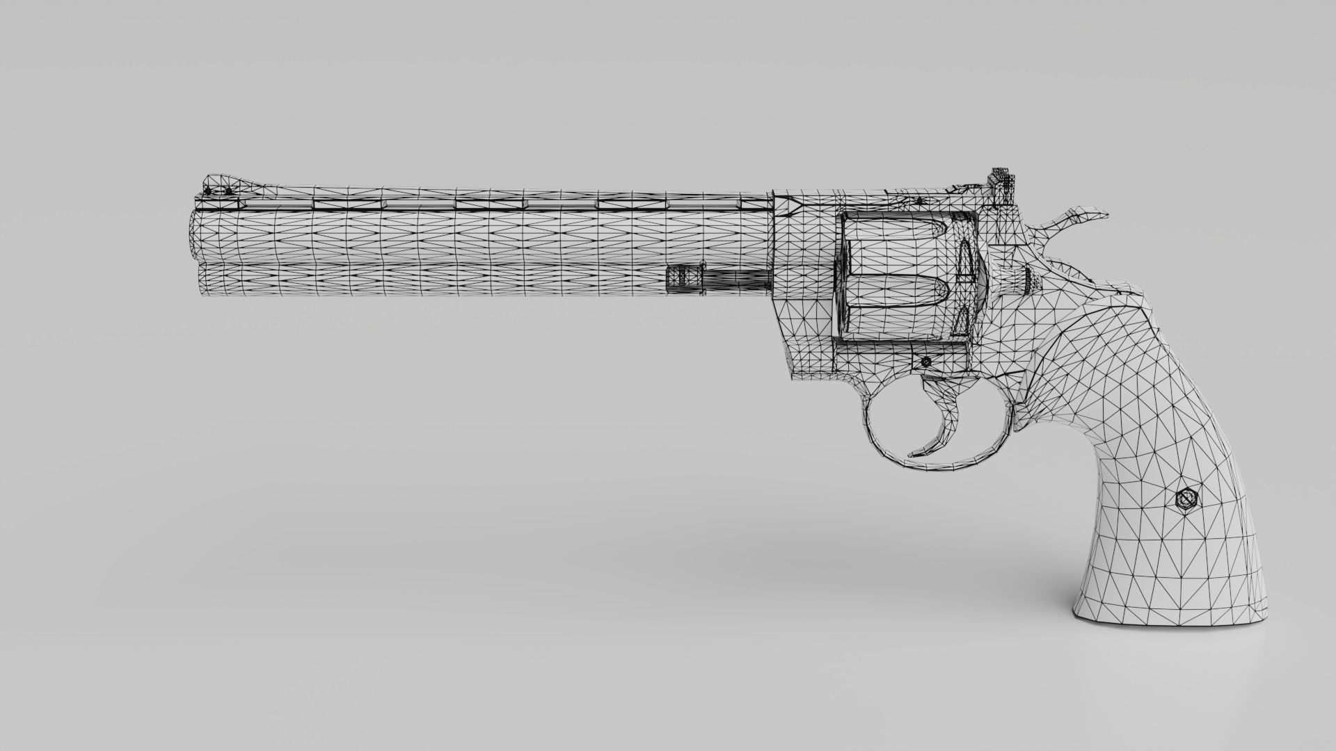 Revoler revolver 3D model_2