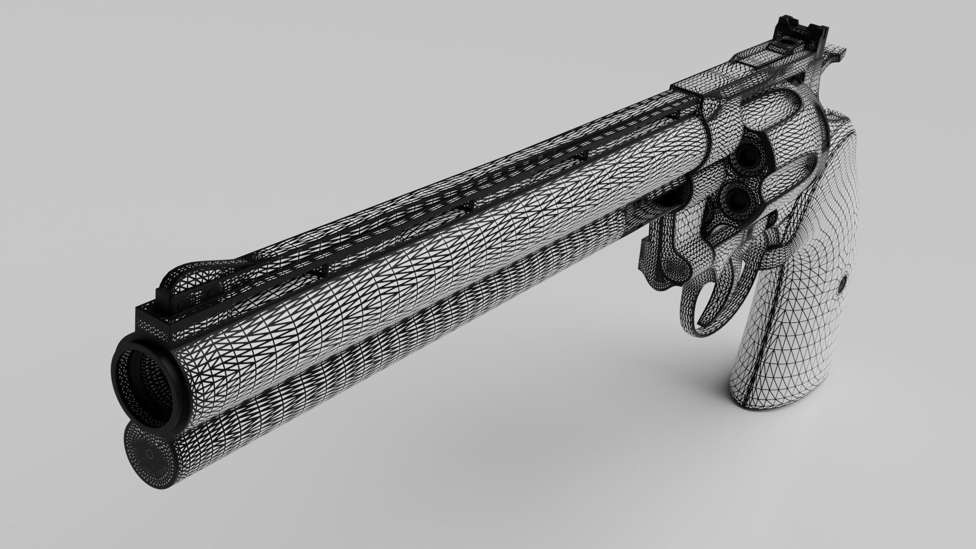 Revoler revolver 3D model_4
