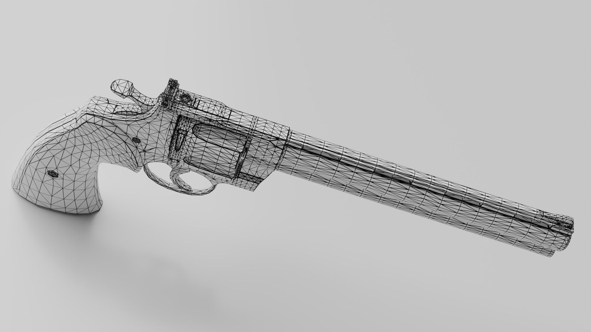 Revoler revolver 3D model_8