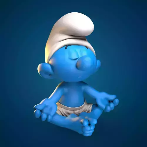 yogi smurf 3D print model