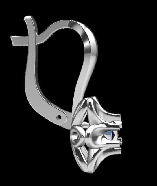 Earrings kt5 3D print model_16