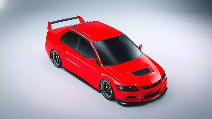 Mitsubishi Lancer Evolution IX  3D model