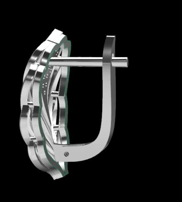 Earrings kt6 3D print model_18