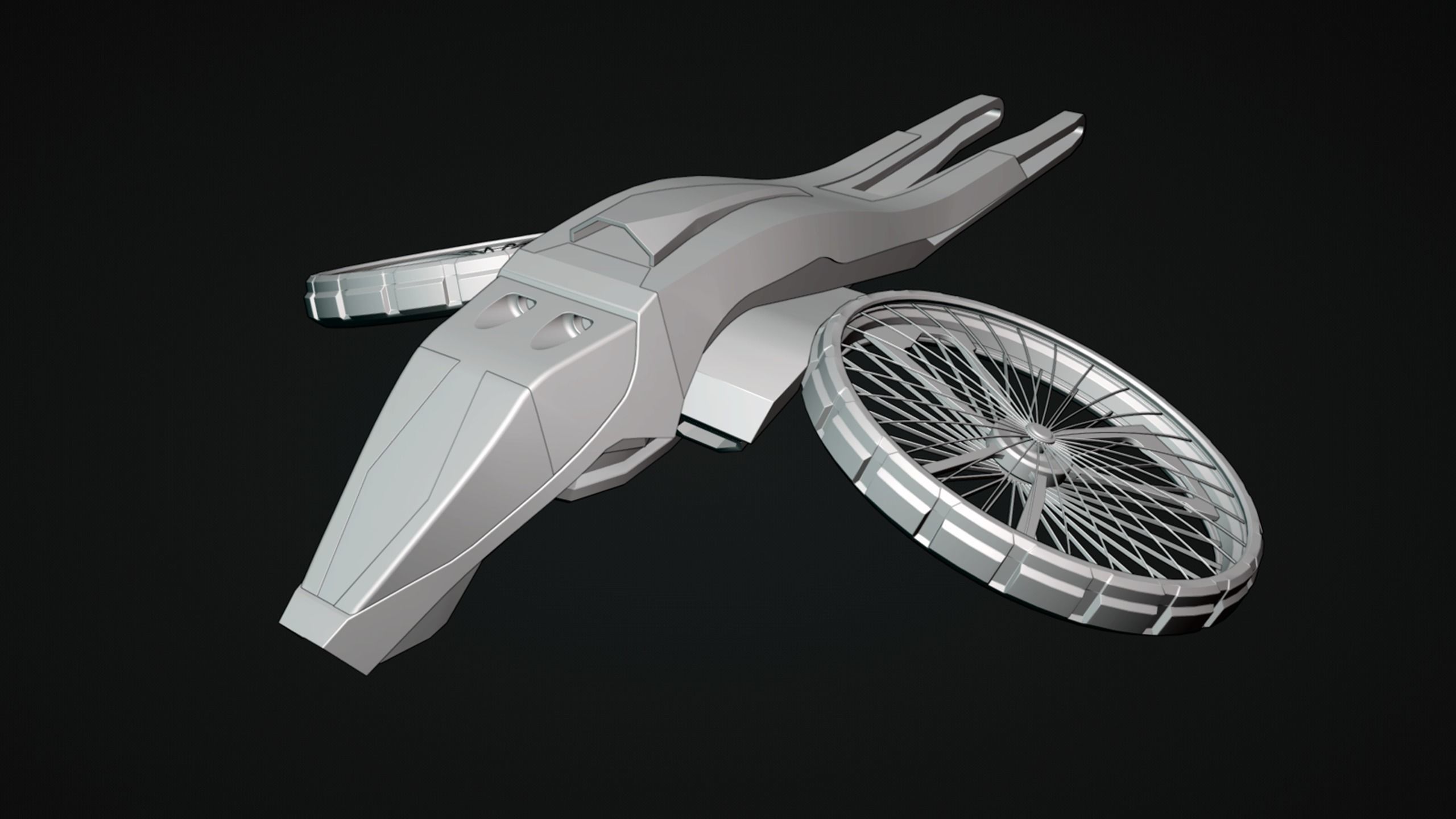 hidden drone 3D model_7