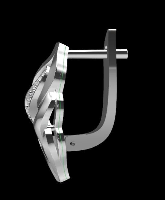 Earrings kt7 3D print model_13