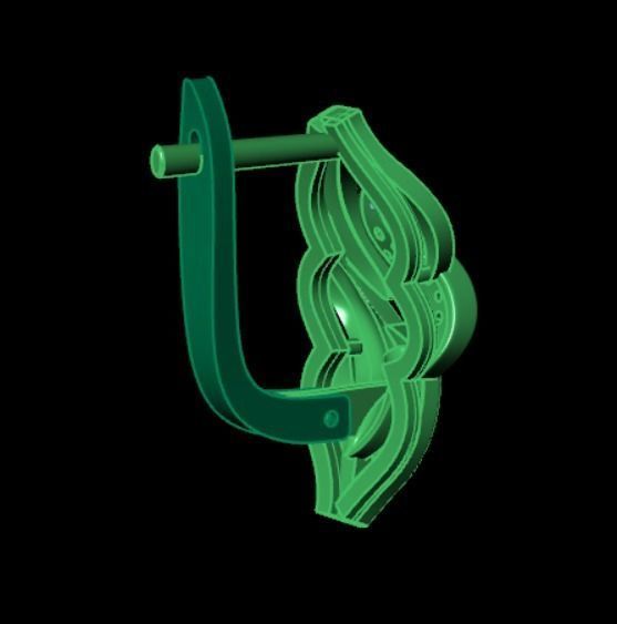 Earrings kt7 3D print model_10