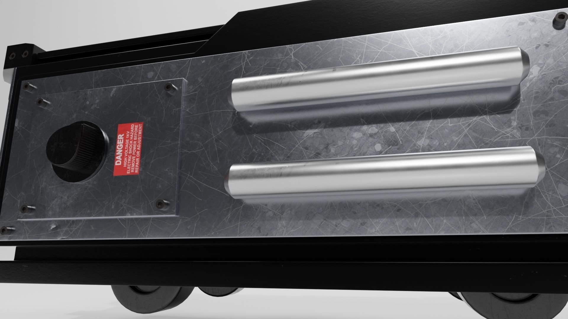 Ghostbuster Trap High Poly and Low Poly Low-poly 3D model_4