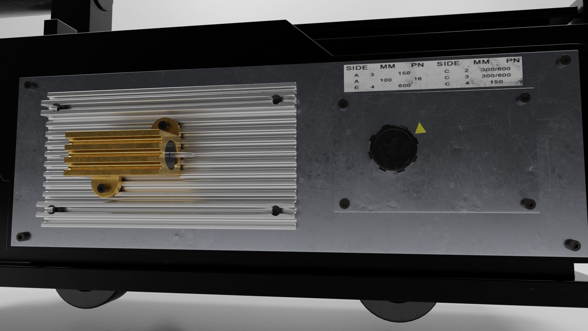 Ghostbuster Trap High Poly and Low Poly Low-poly 3D model_7