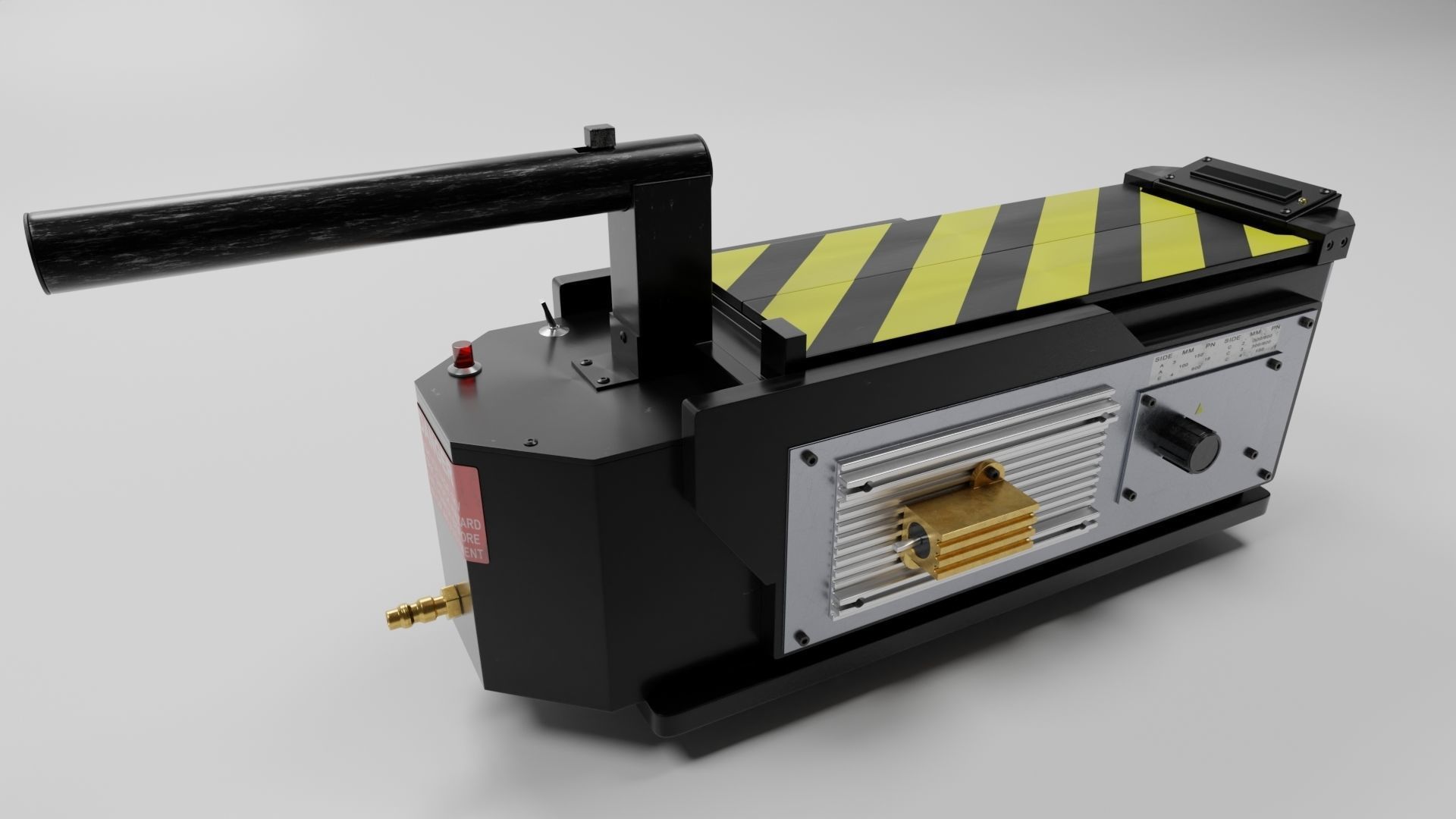 Ghostbuster Trap High Poly and Low Poly Low-poly 3D model_2