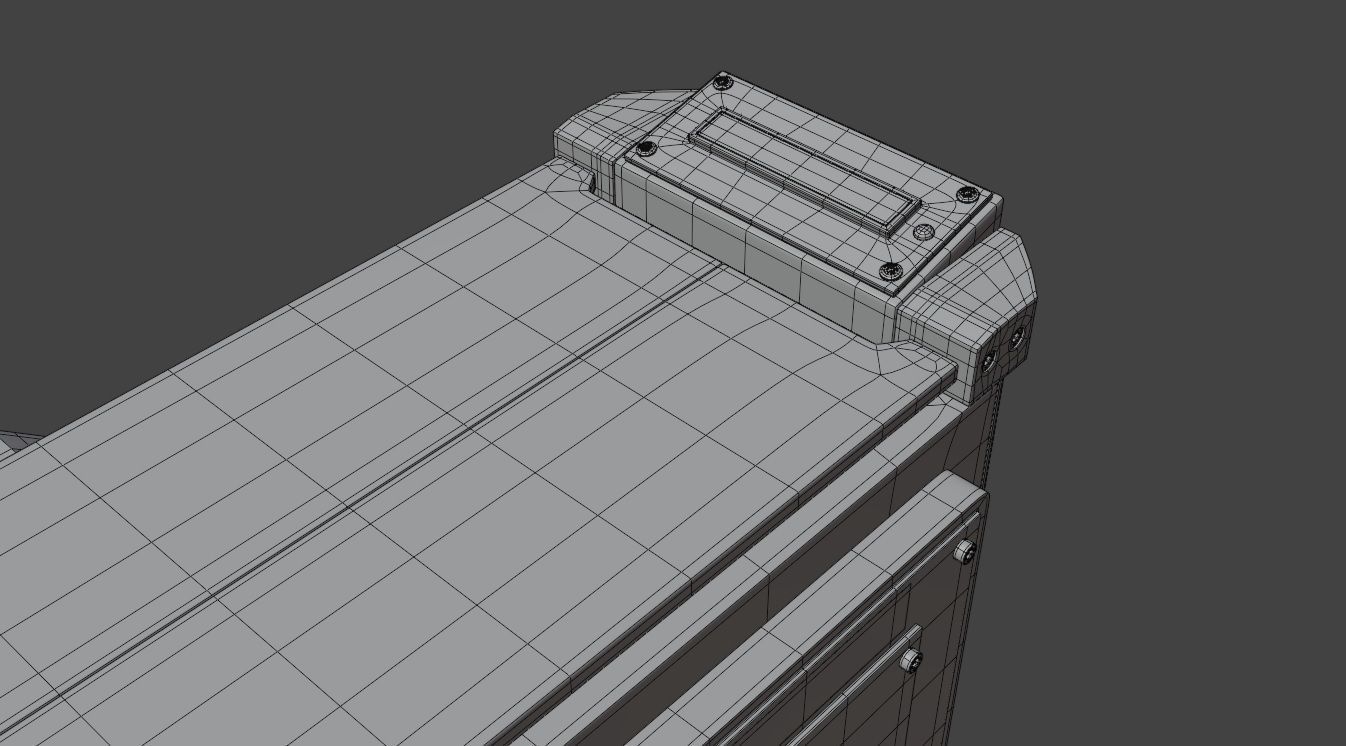 Ghostbuster Trap High Poly and Low Poly Low-poly 3D model_14