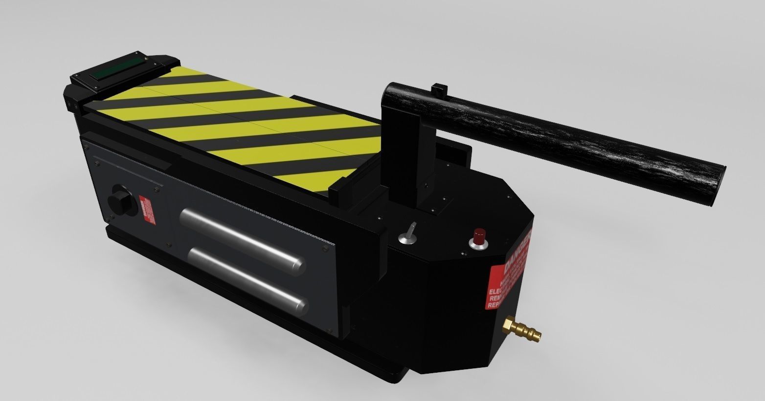 Ghostbuster Trap High Poly and Low Poly Low-poly 3D model_18