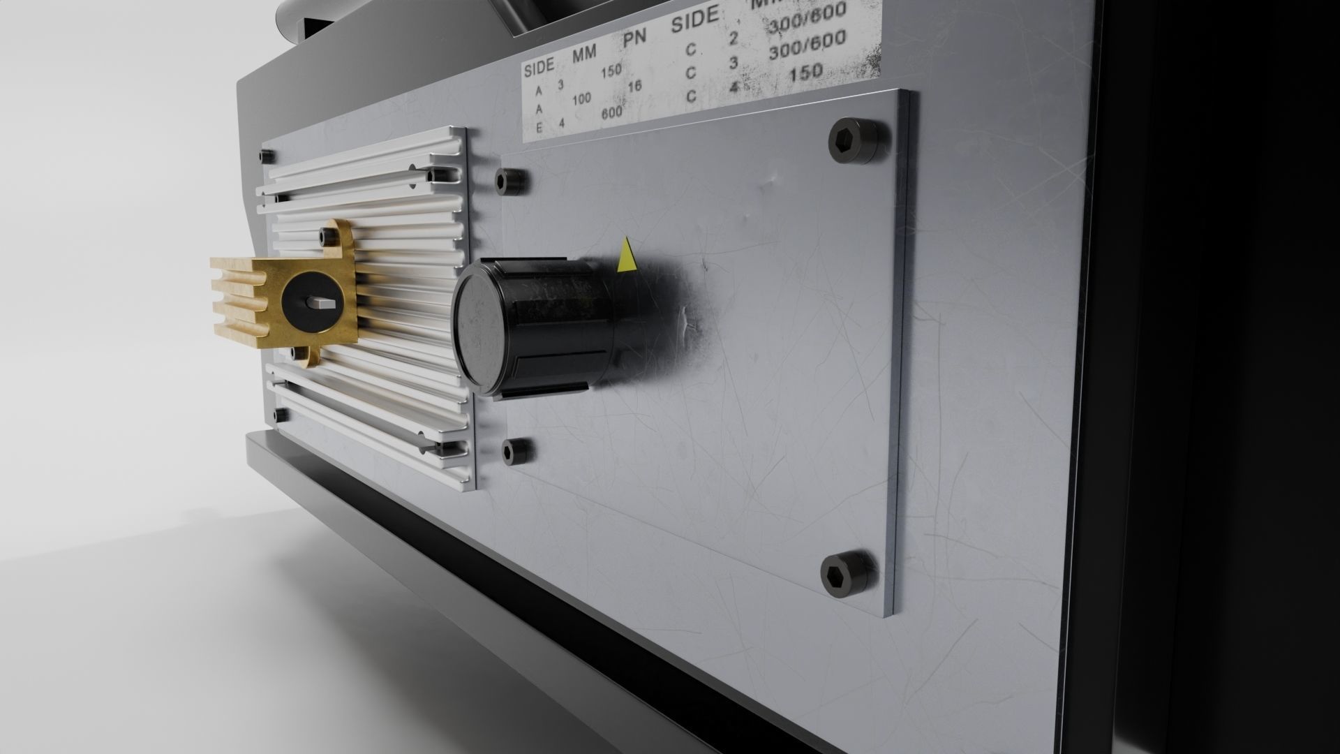 Ghostbuster Trap High Poly and Low Poly Low-poly 3D model_9