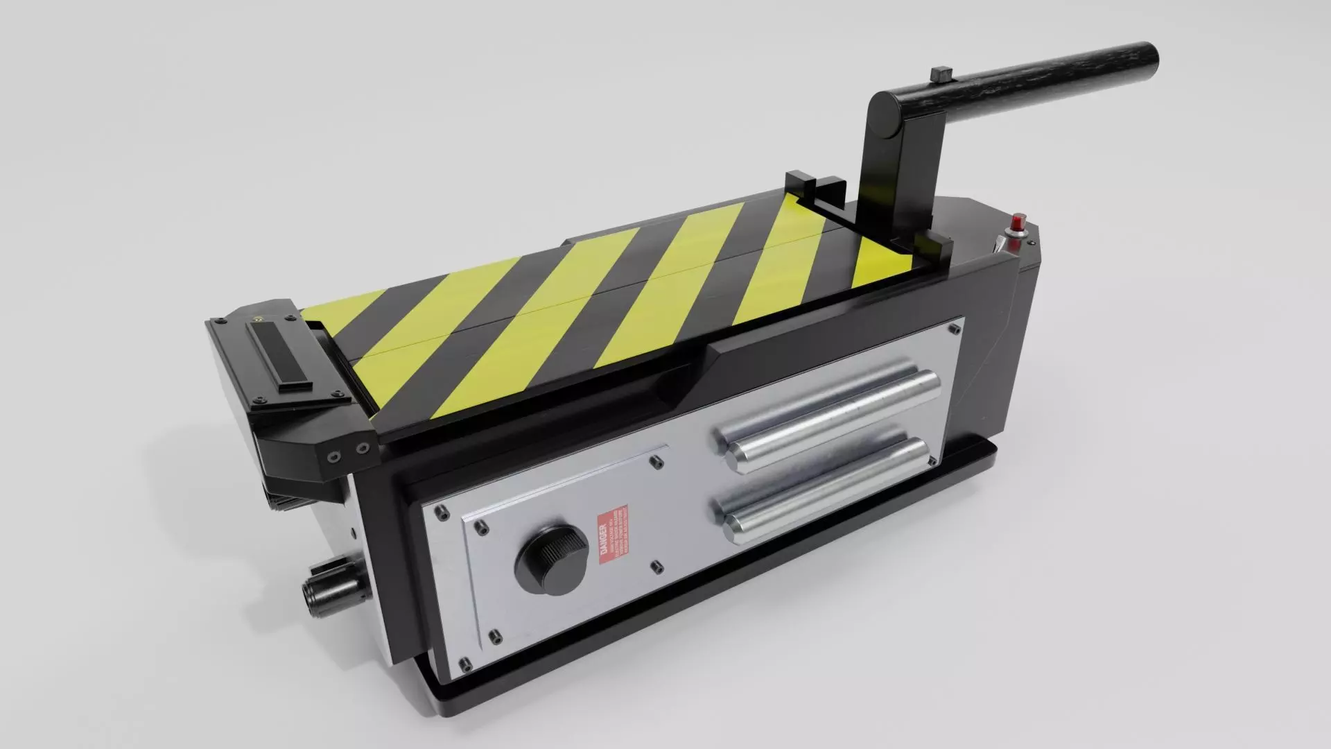 Ghostbuster Trap High Poly and Low Poly Low-poly 3D model_0