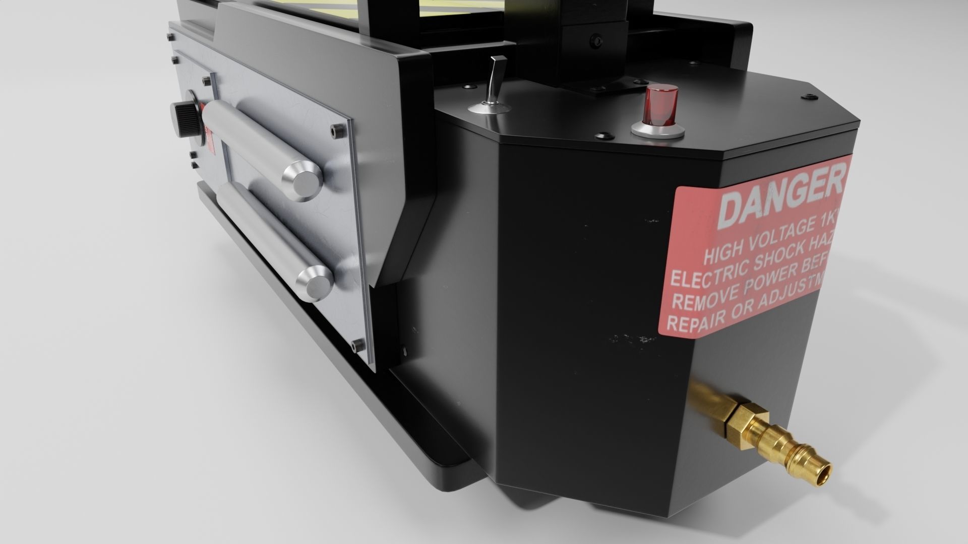 Ghostbuster Trap High Poly and Low Poly Low-poly 3D model_6