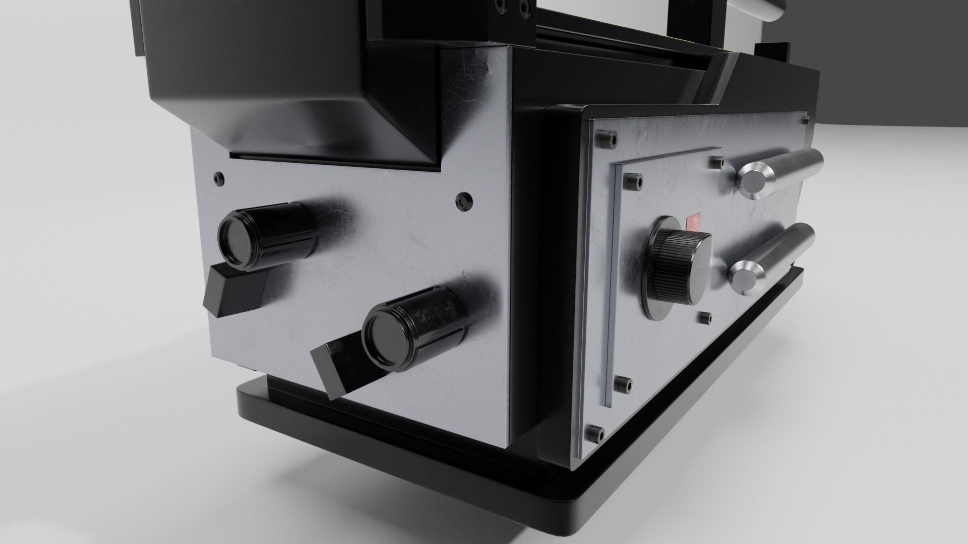 Ghostbuster Trap High Poly and Low Poly Low-poly 3D model_5