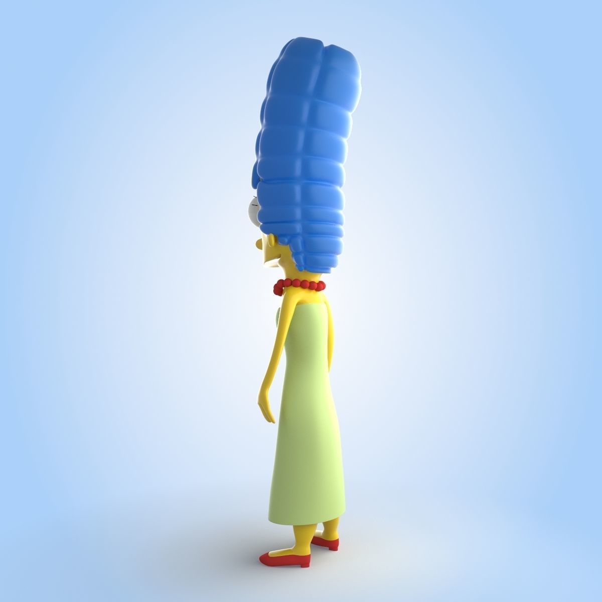Marge Simpson 3D model_3