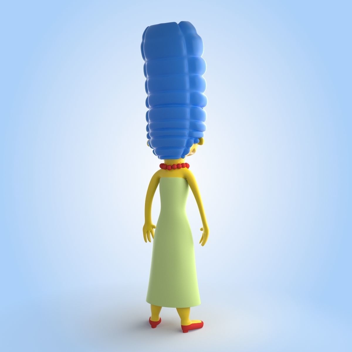 Marge Simpson 3D model_2