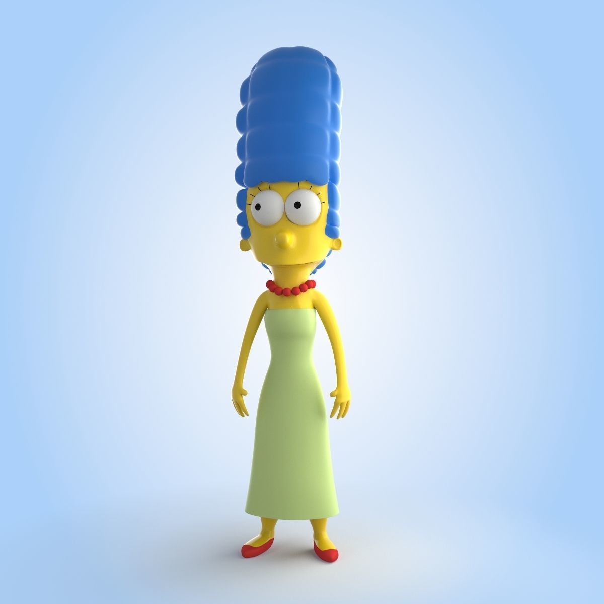 Marge Simpson 3D model_4