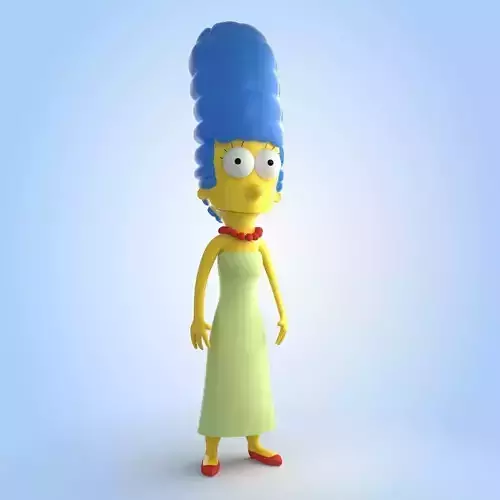 Marge Simpson 3D model