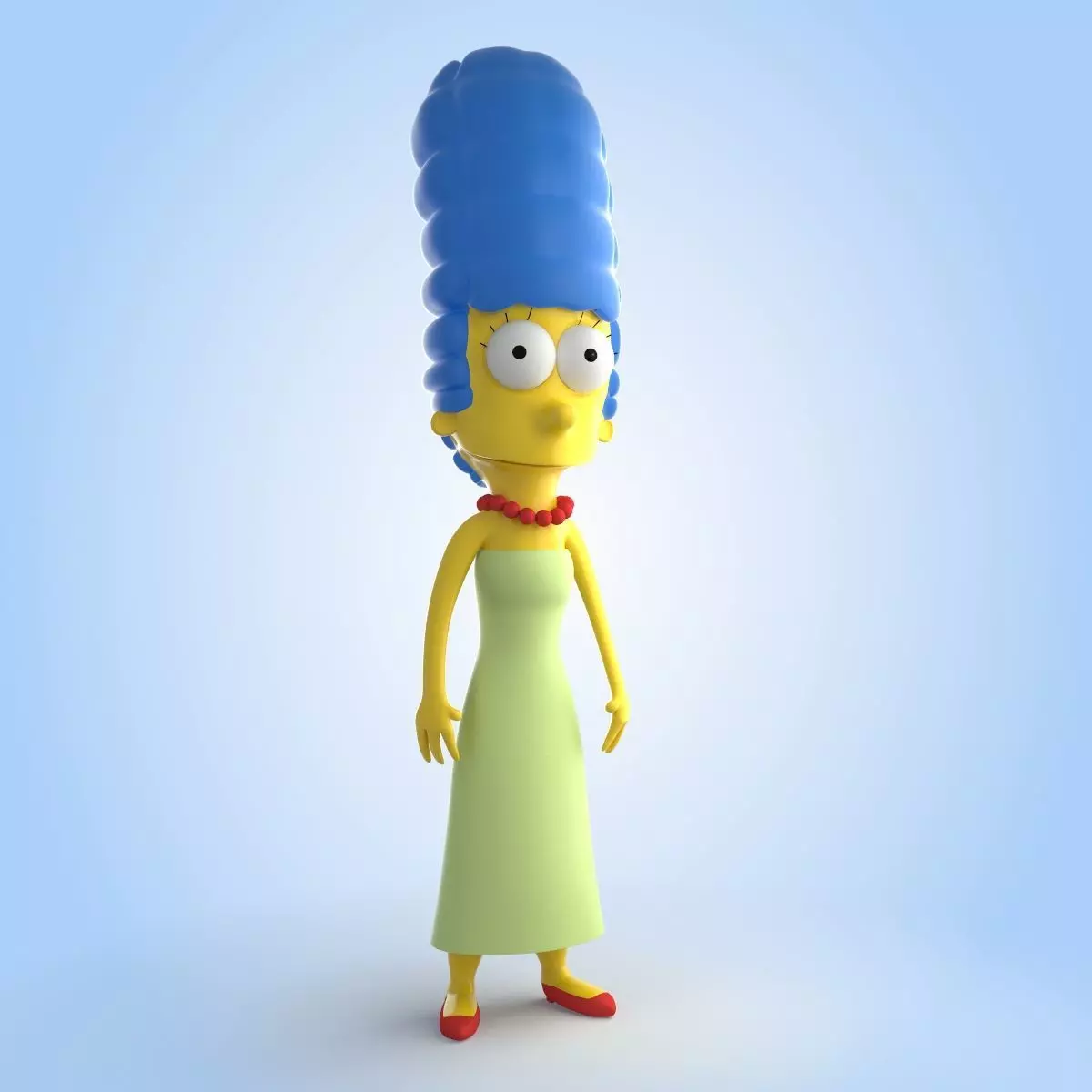 Marge Simpson 3D model_0