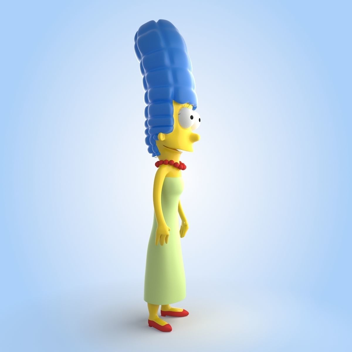 Marge Simpson 3D model_1