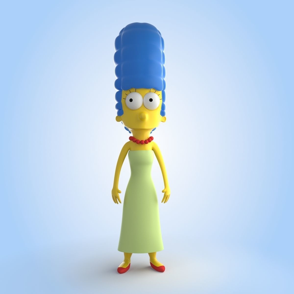 Marge Simpson 3D model_5