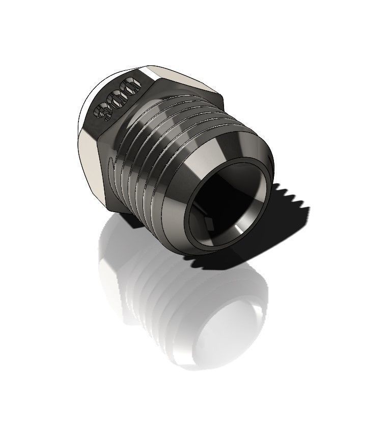 Flat jet nozzle Lechler Festo Camozzi 3D print model_2