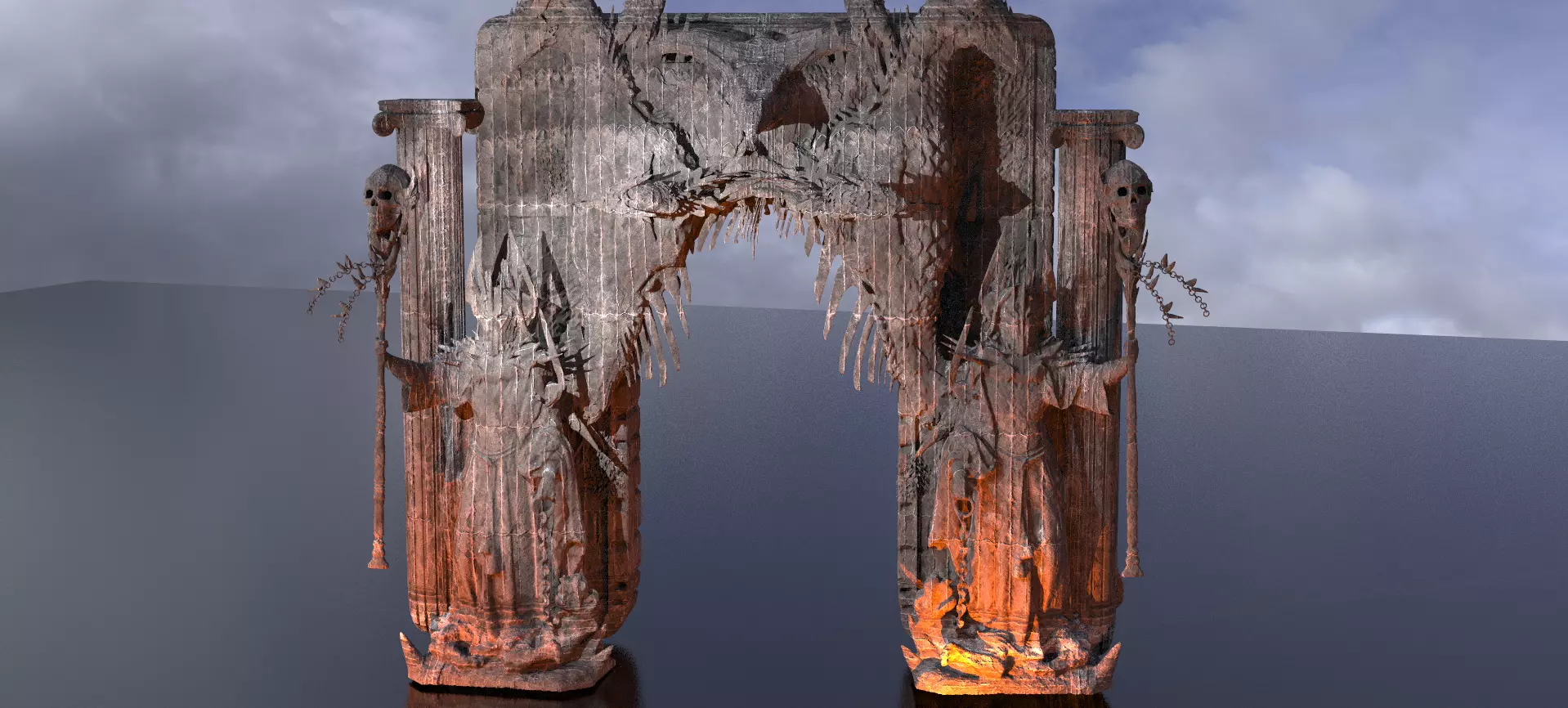Dantes Underworld Dimension gateway 2 3D model