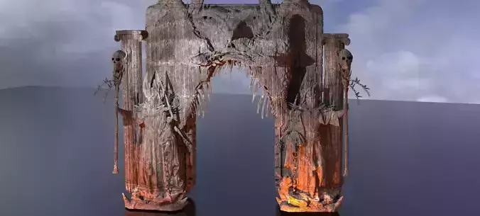 Dantes Underworld Dimension gateway 2 3D model