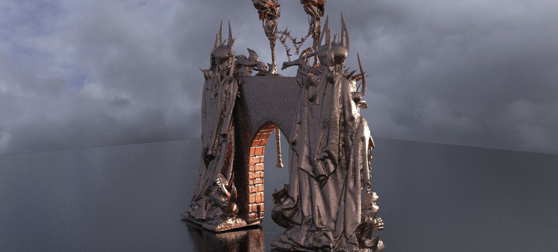 Dantes Underworld Dimension gateway 3 3D model_1
