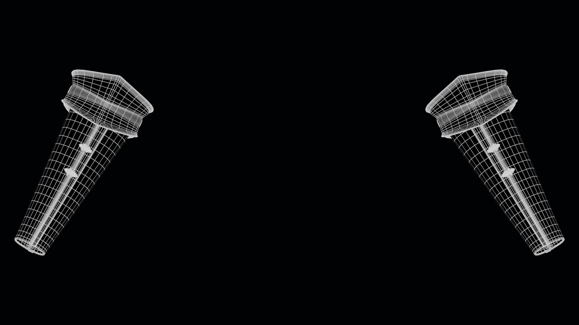 Female Knight Elbow Wrist Armor Set MidPoly 3D model_7