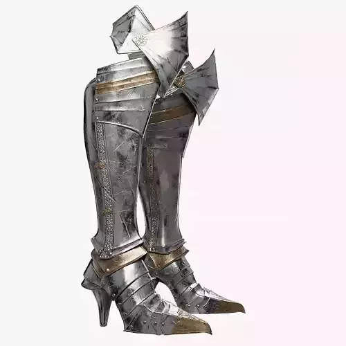  Female Knight Foot And Ankle Armor MidPoly