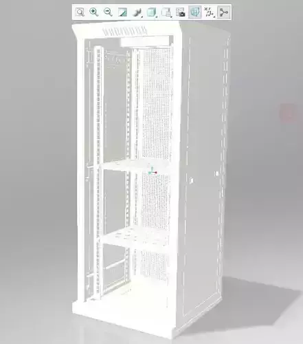 A data cabinet for storing data Free 3D model