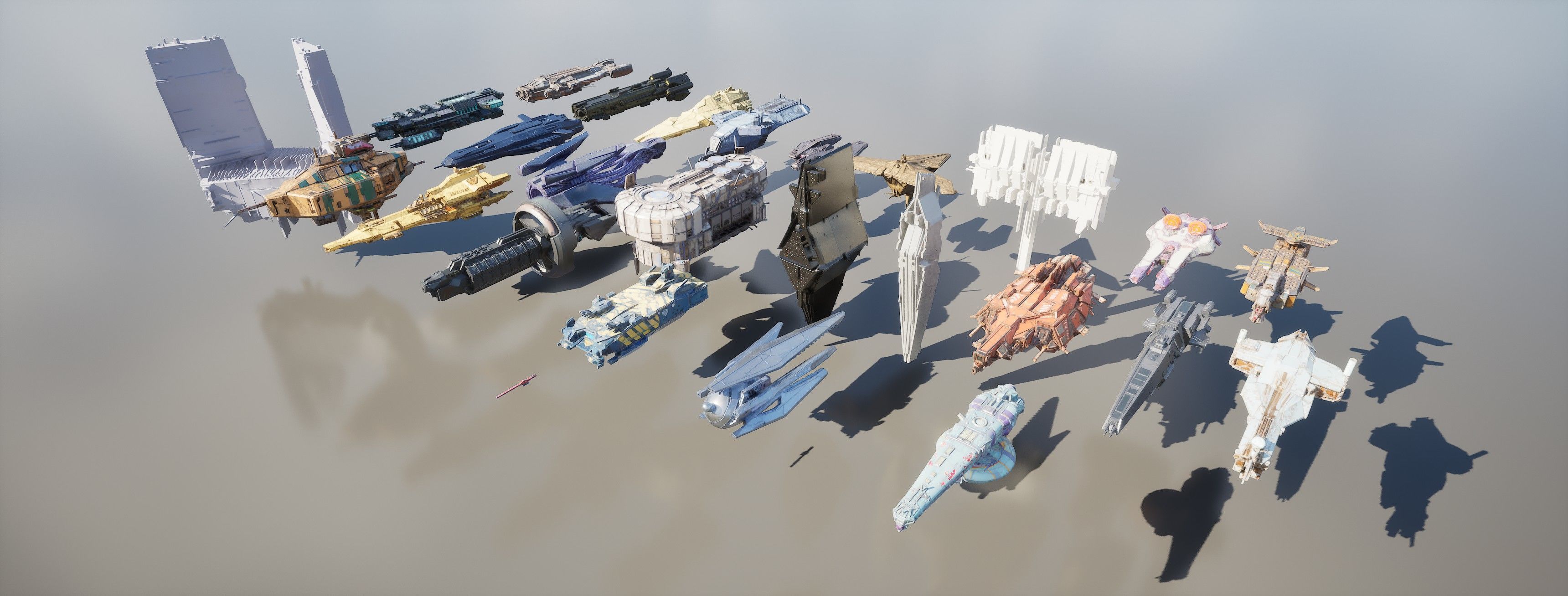 AI ships set 1 3D model_3