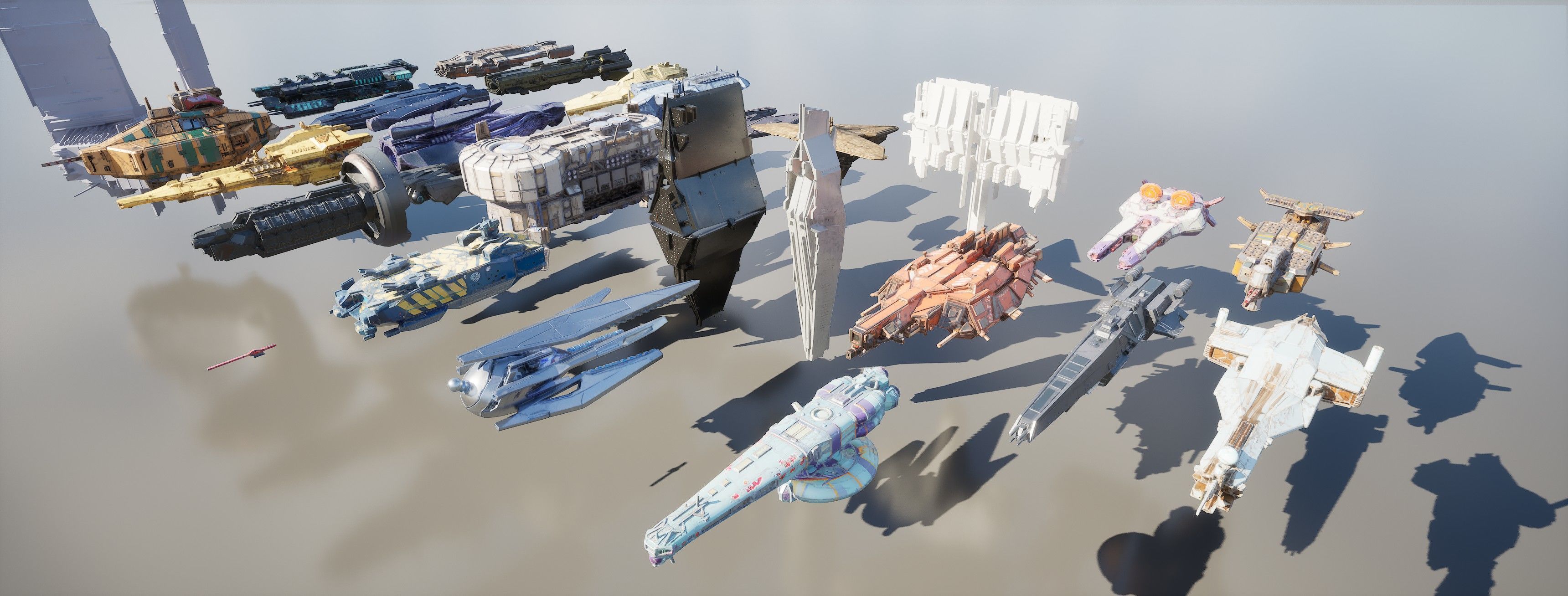 AI ships set 1 3D model_2