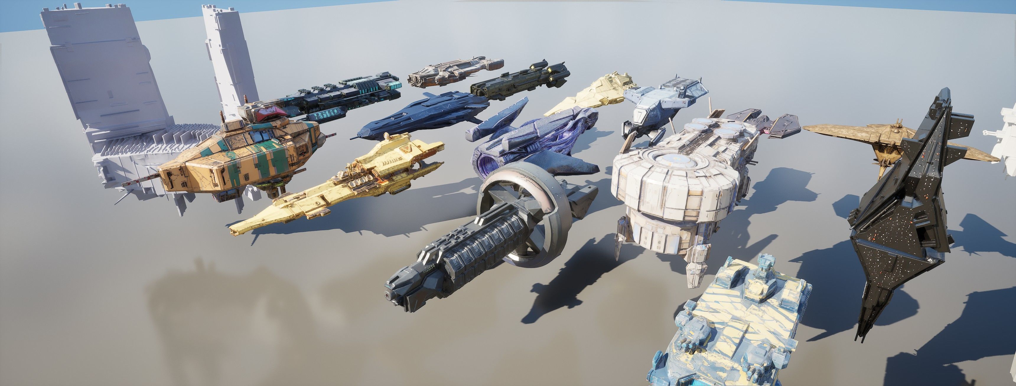 AI ships set 1 3D model_1