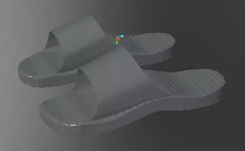 Nice free slippers next door Free 3D model